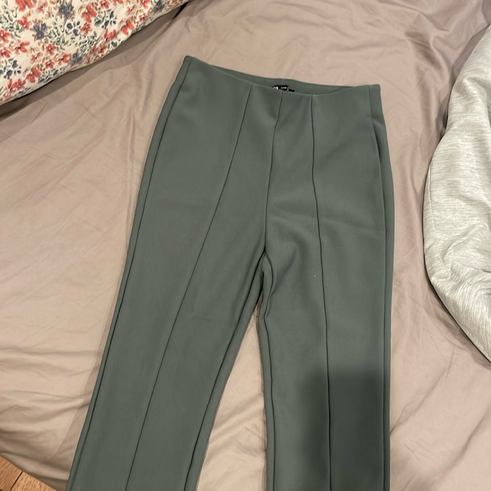 flare thick leaggins from zara